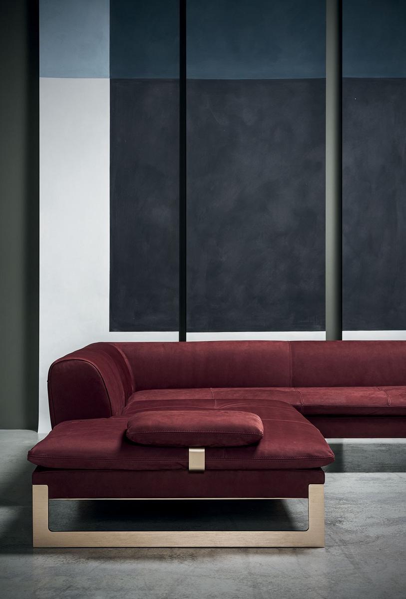 VIKTOR Corner sectional leather sofa