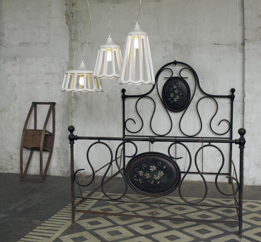 LE PUPETTE Direct light ceramic pendant lamp
