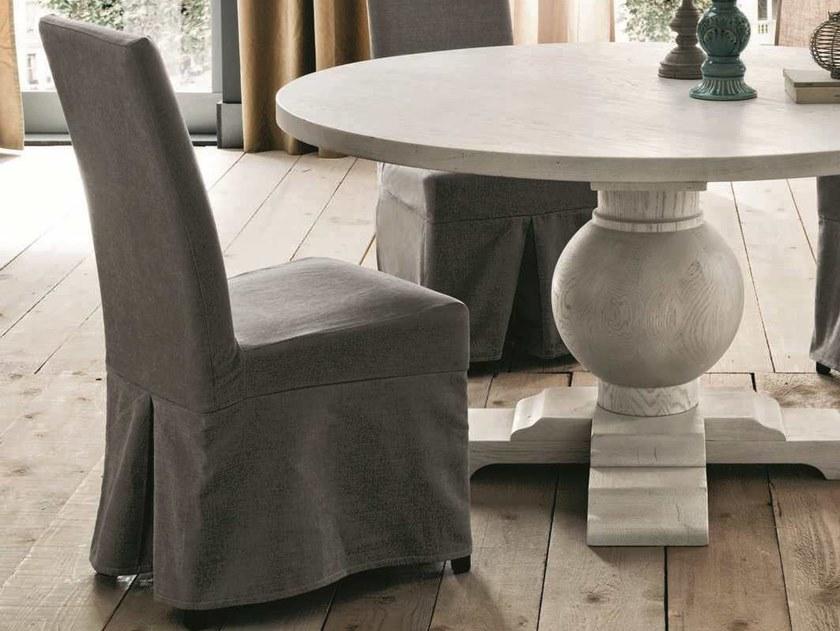 MARGHERITA Upholstered fabric chair