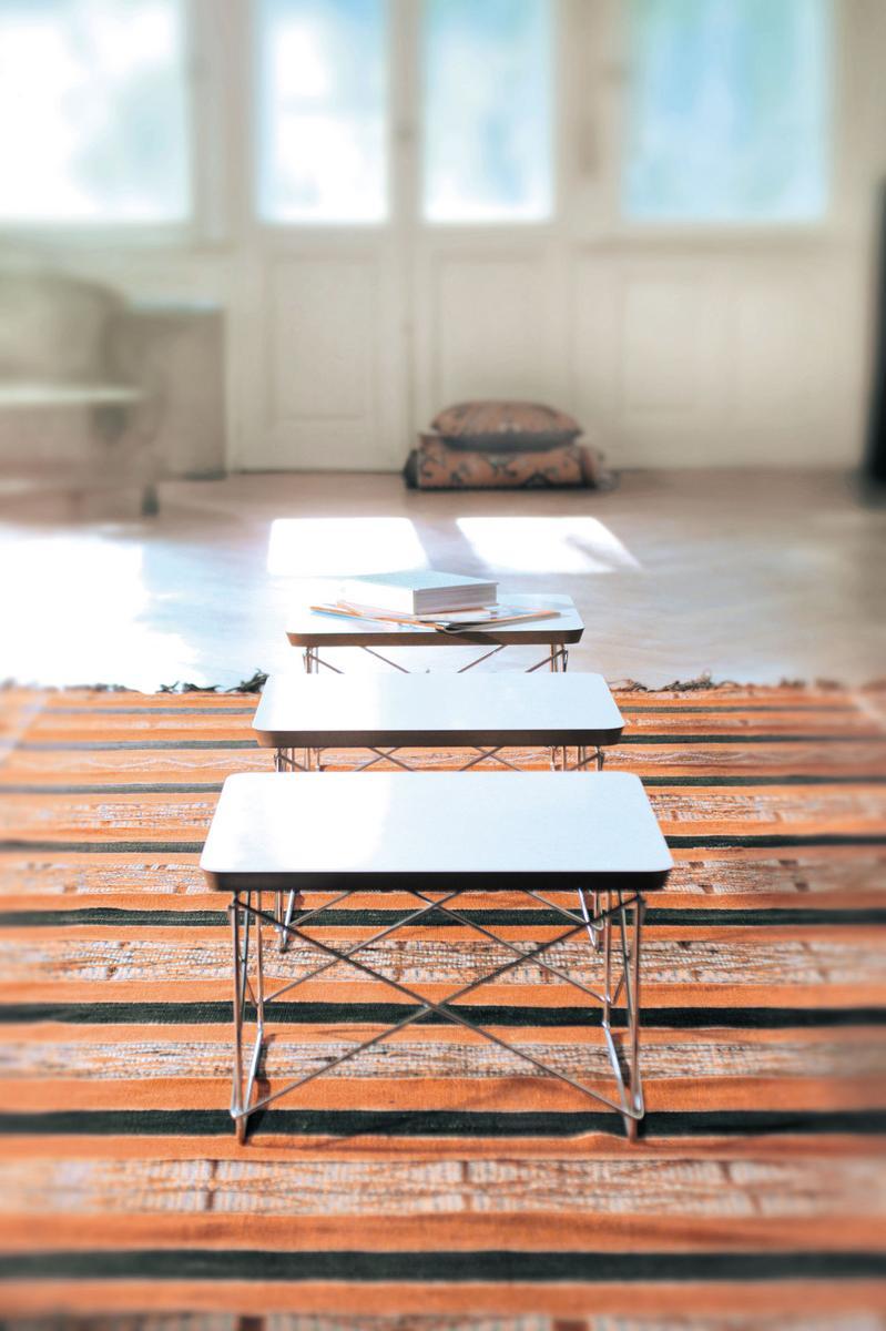 LTR Coffee table with Carrara marble top and steel base