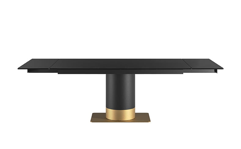 CILINDRO EXTENDABLE GLASS Rectangular glass table