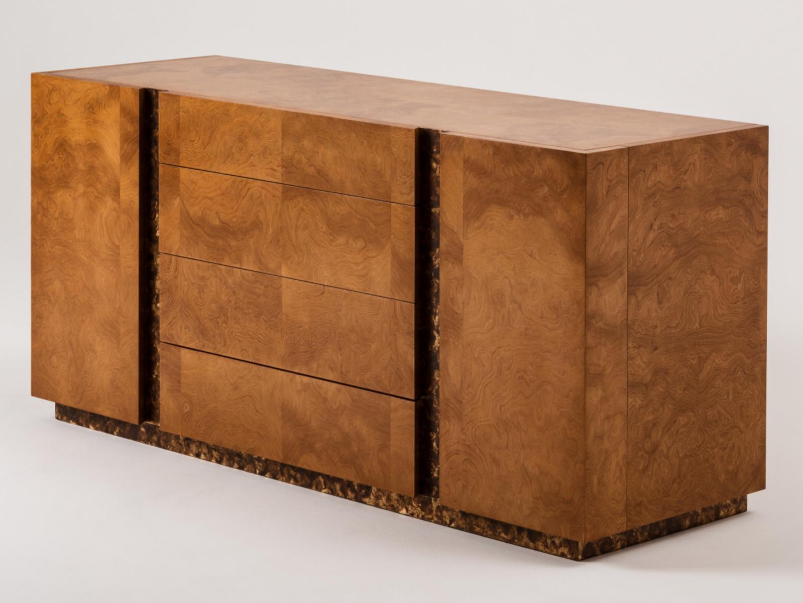 DIADEMA Wooden sideboard with doors and drawers