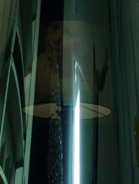LIGHT SHADE SHADE FLOOR LAMP Indirect light polyester floor lamp