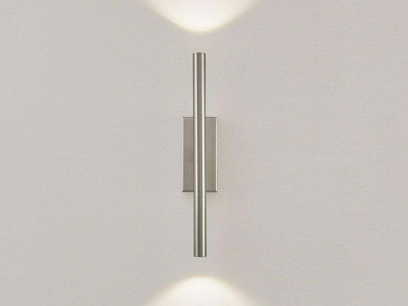 GLOW W2 LED direct-indirect light metal wall lamp