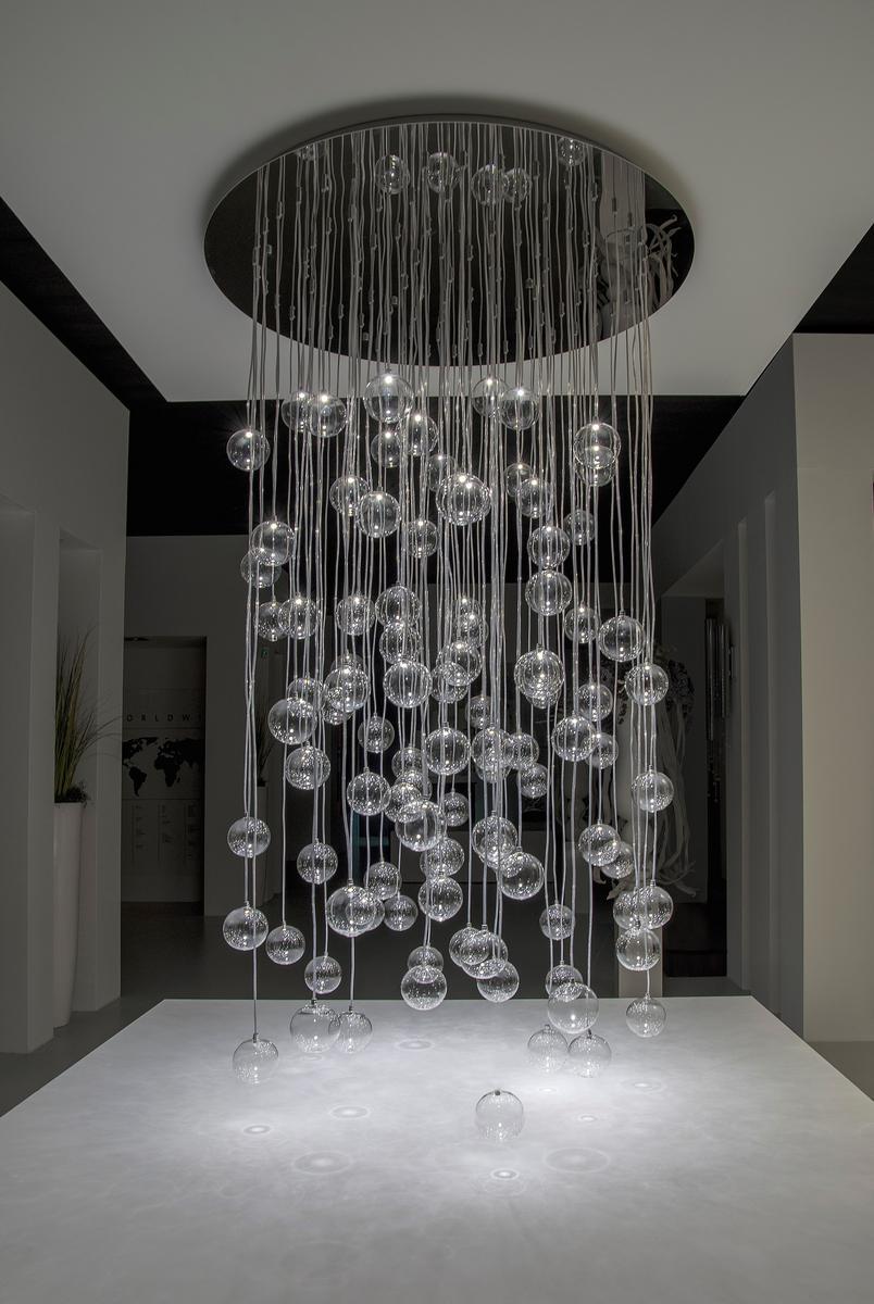 BALLROOM C100 Direct light metal pendant lamp