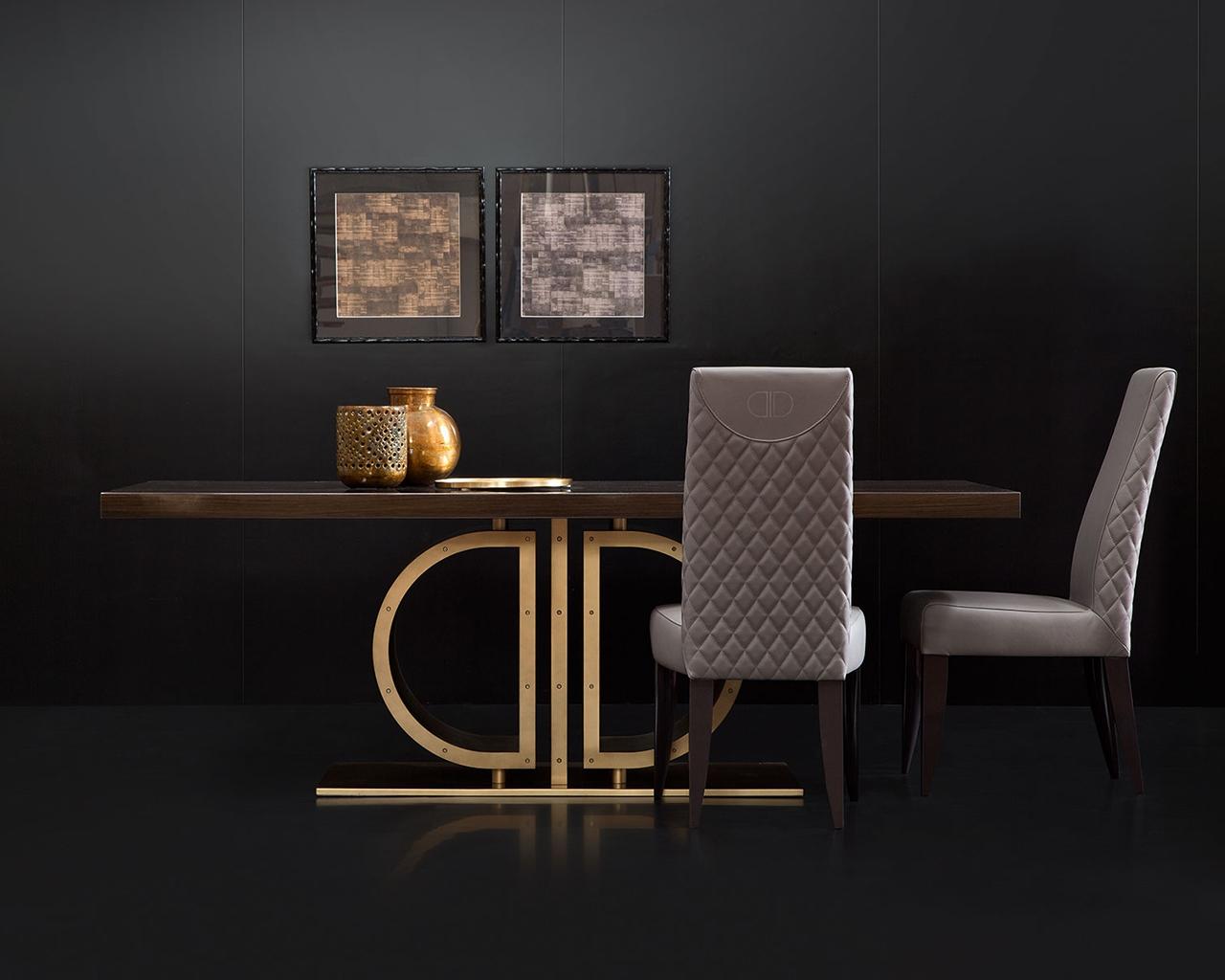MONOGRAM Rectangular metal table