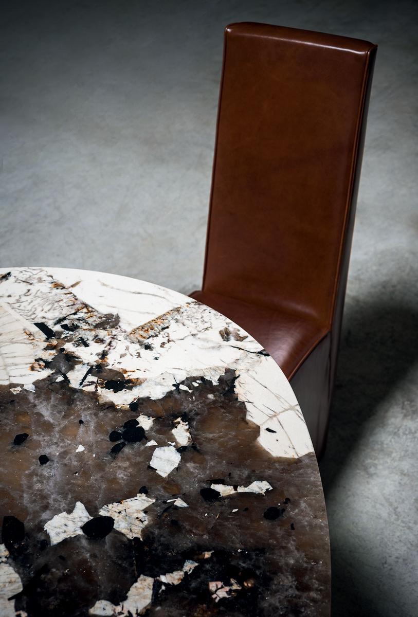 GRAZ High-back leather chair