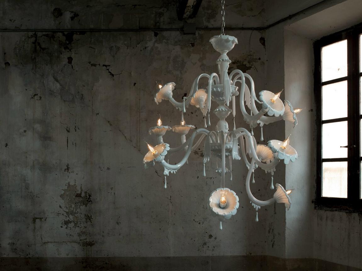 AU REVOIR Glass chandelier