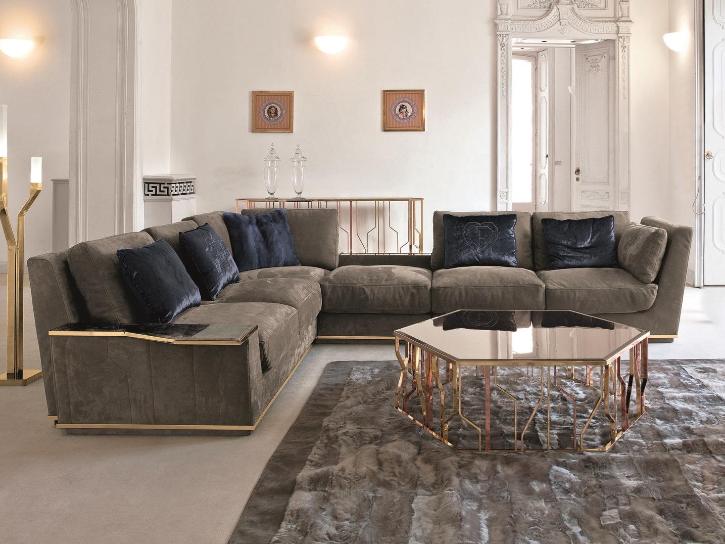 NOBU Sectional nabuk sofa