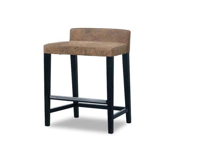 OSLO Low leather stool