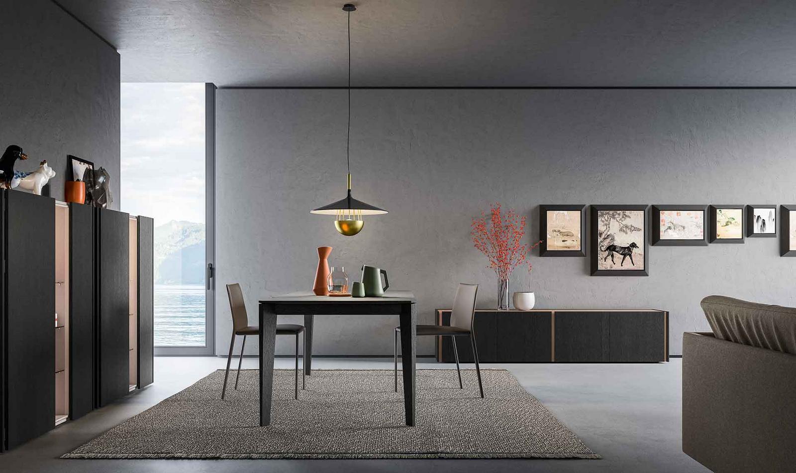 DA-DO GIORNO Modular veneer sideboard with doors