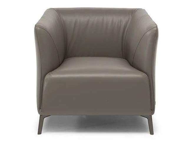 DODI Club leather armchair with armrests