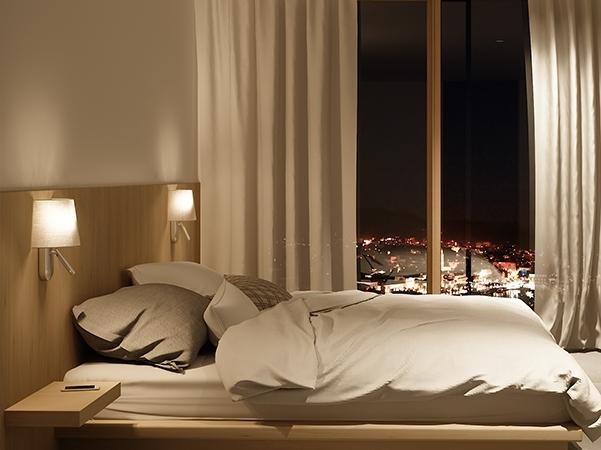 SCREEN LED adjustable aluminium reading lamp