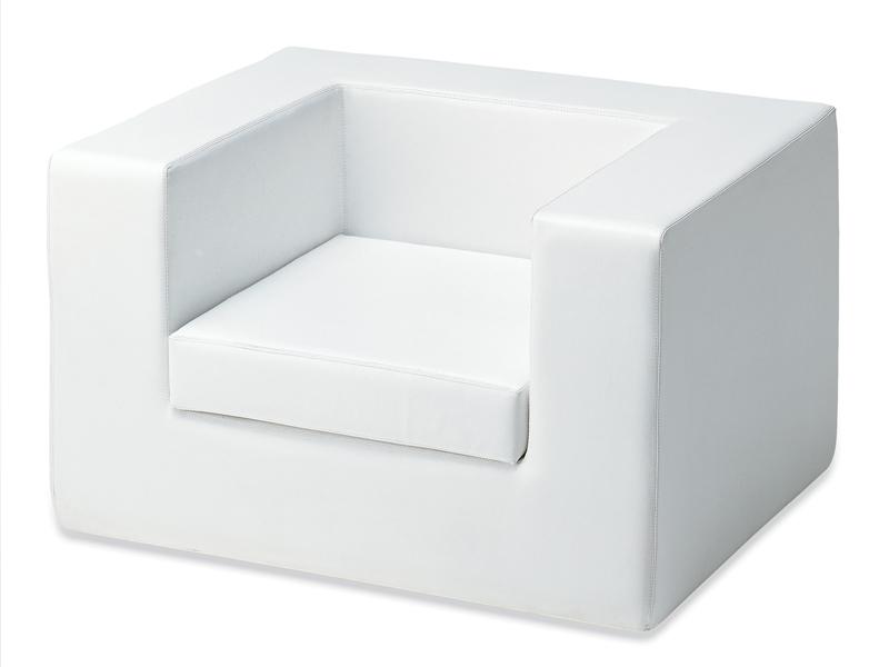 THROW-AWAY Upholstered armchair
