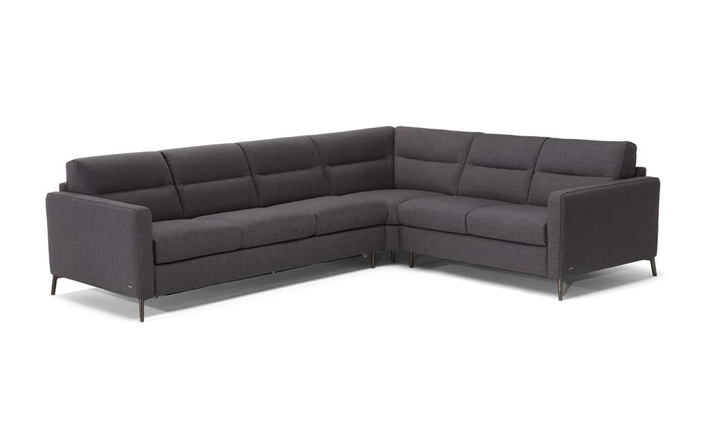FASCINO Sectional leather sofa