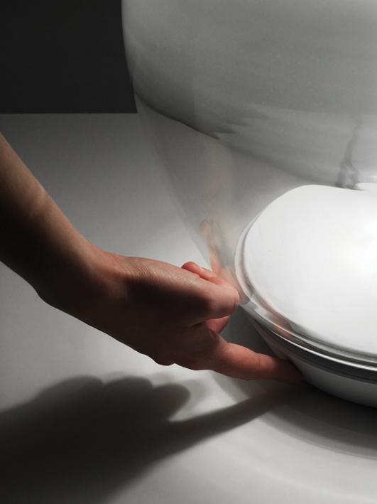 EMPATIA LED blown glass table lamp EMPATIA LED blown glass table lamp