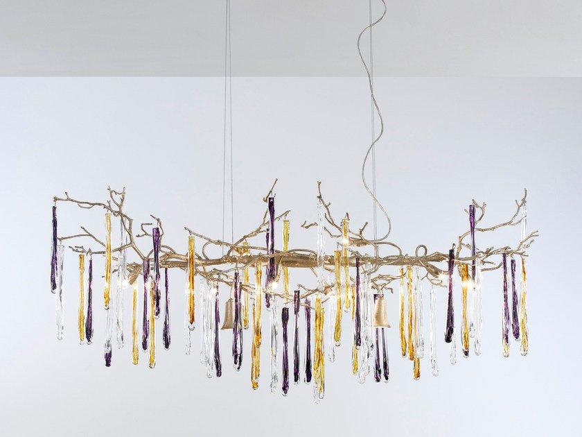 GLAMOUR CT3374/10 Handmade bronze pendant lamp