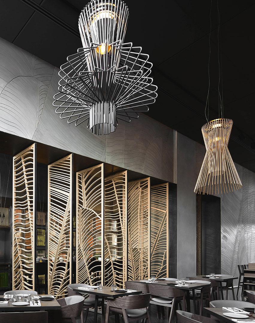 ALLEGRO Metal pendant lamp
