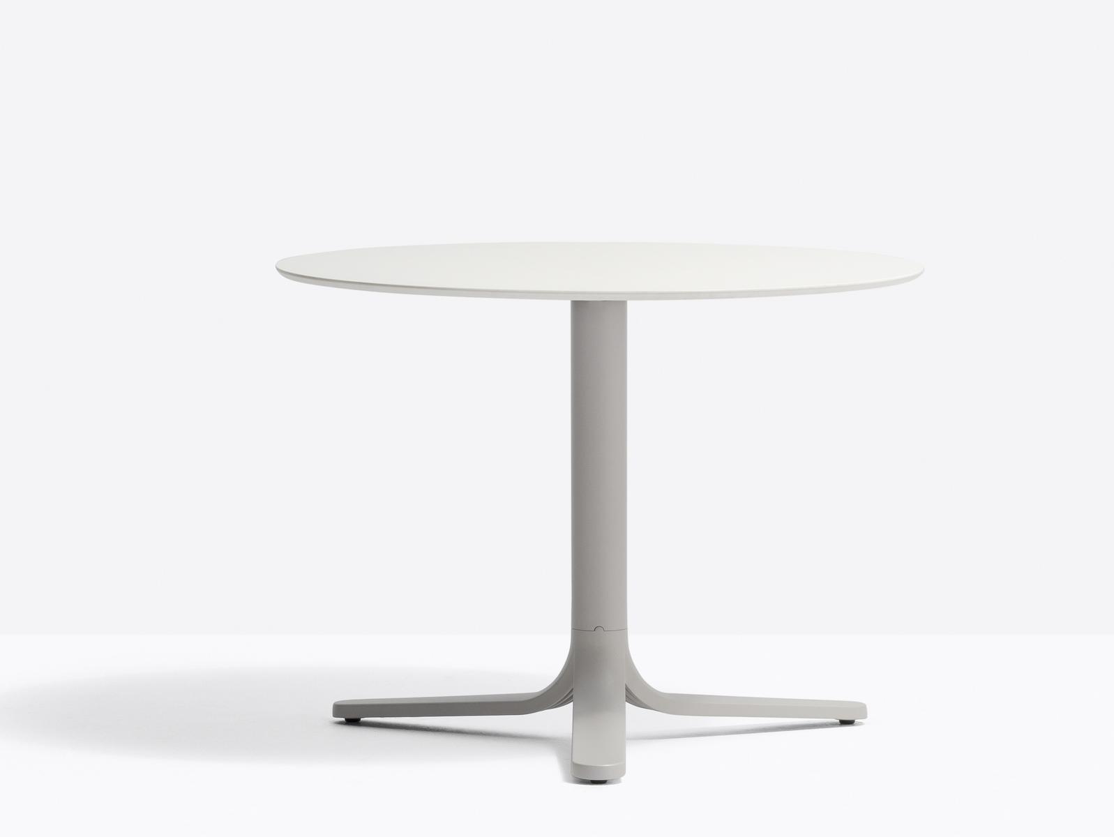 FLUXO 5463_H500 Round aluminium bistro side table