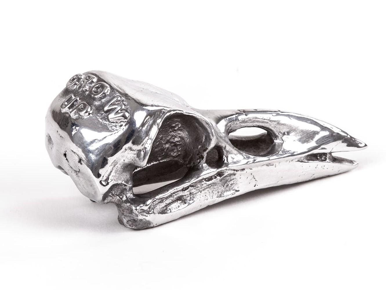 BIRD SKULL Aluminium decorative object