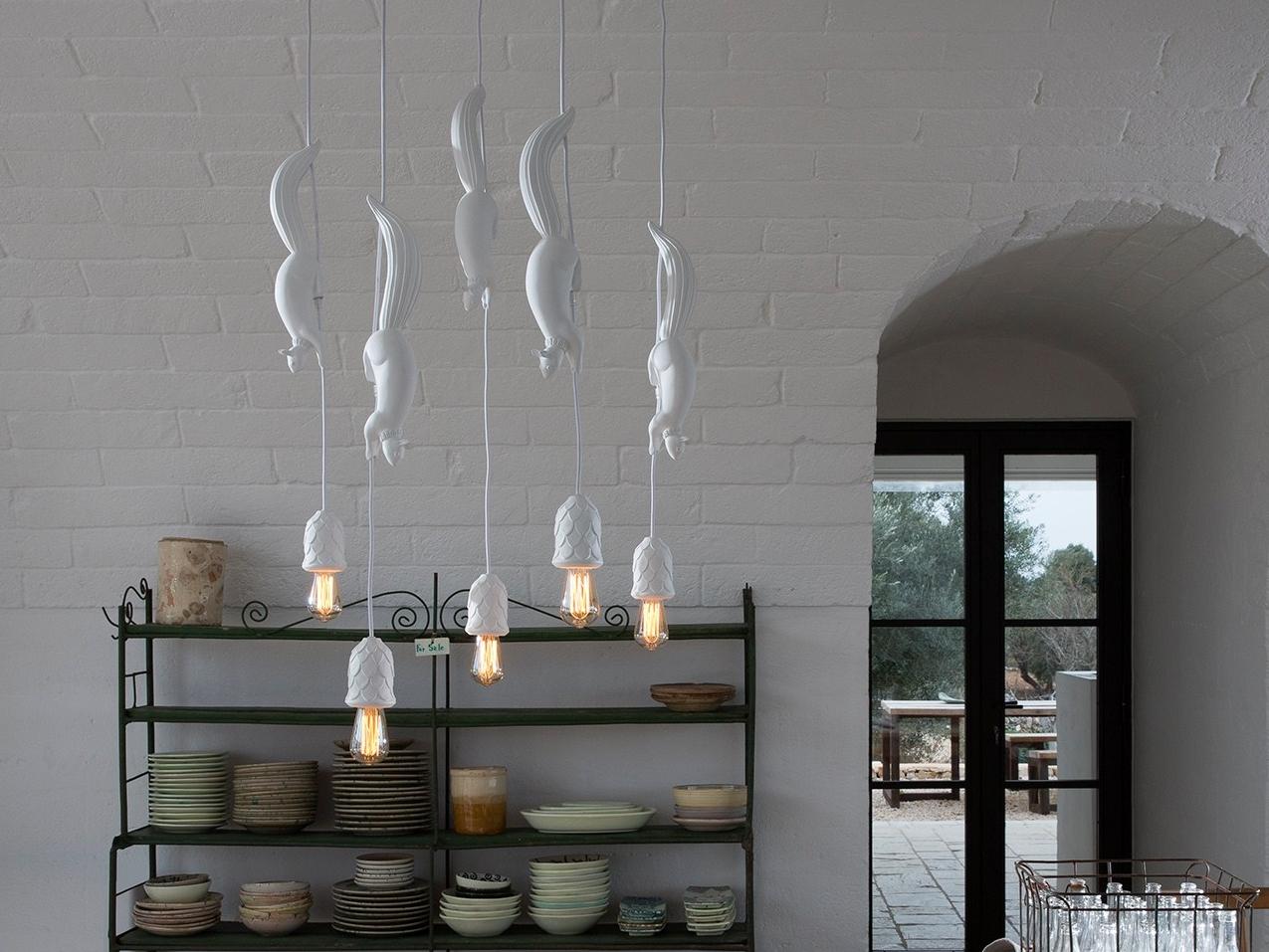 SHERWOOD & ROBIN Direct light ceramic pendant lamp