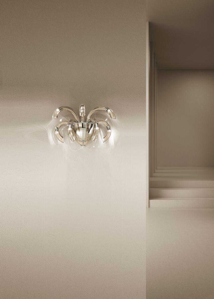 PHOENIX Glass wall light