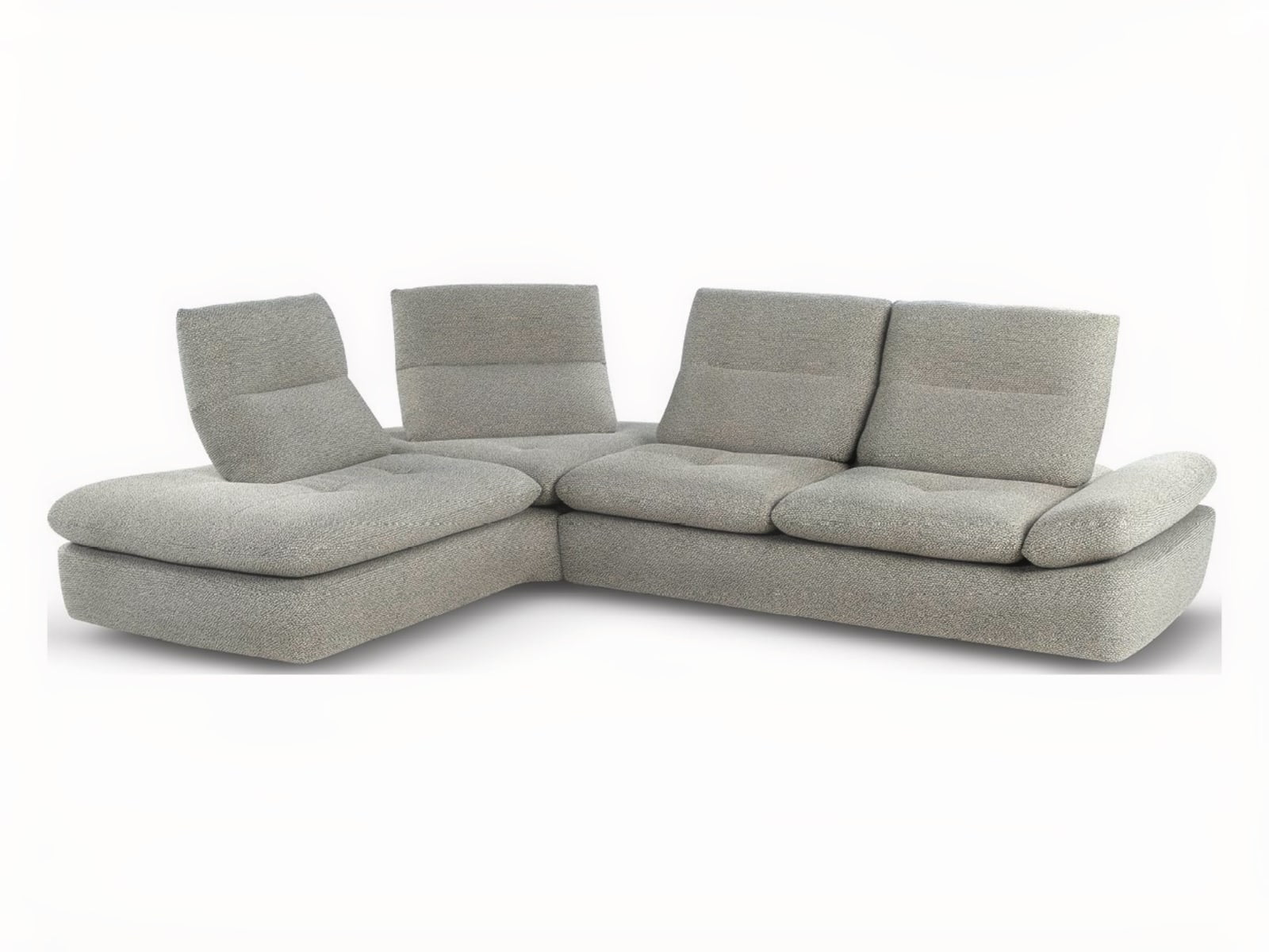 ALBA The Alba sofa features adjustable backrests, headrests, and armrests for customized comfort and can double as a day bed with its removable covers. ALBA The Alba sofa features adjustable backrests, headrests, and armrests for customized comfort and can double as a day bed with its removable covers.