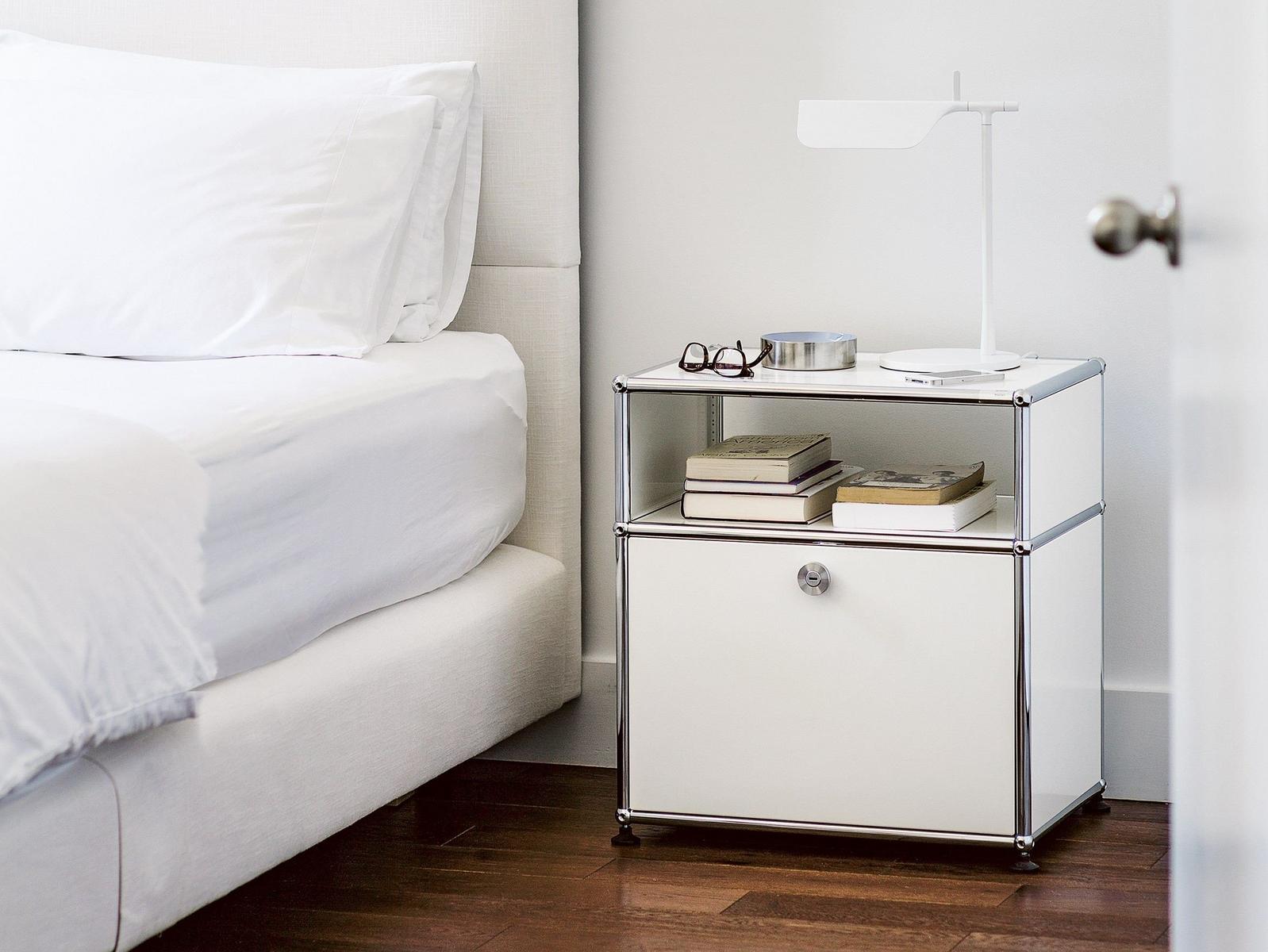 HALLER NIGHT TABLE Bedside table with drawers