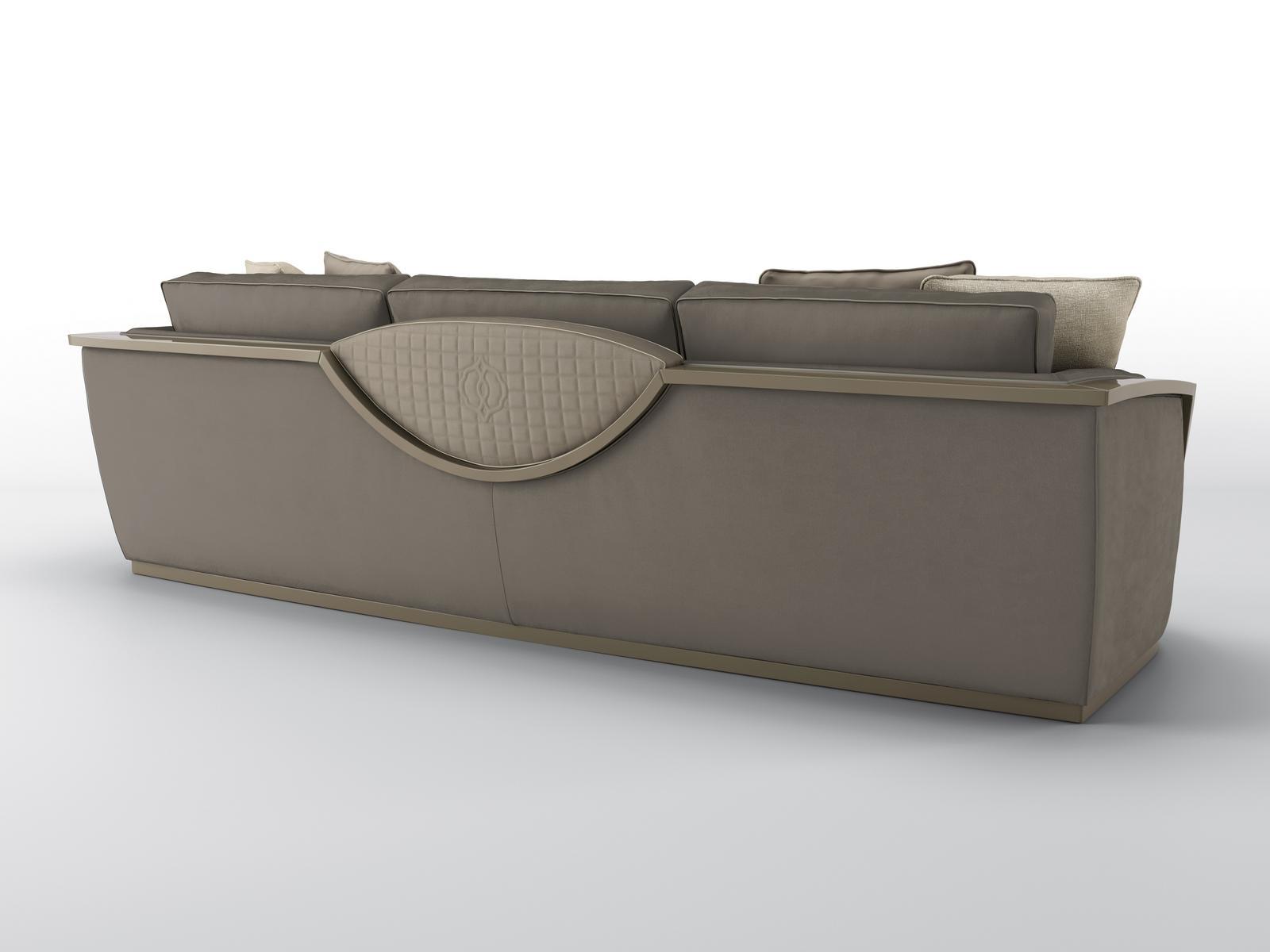 GATSBY 4 seater velvet sofa
