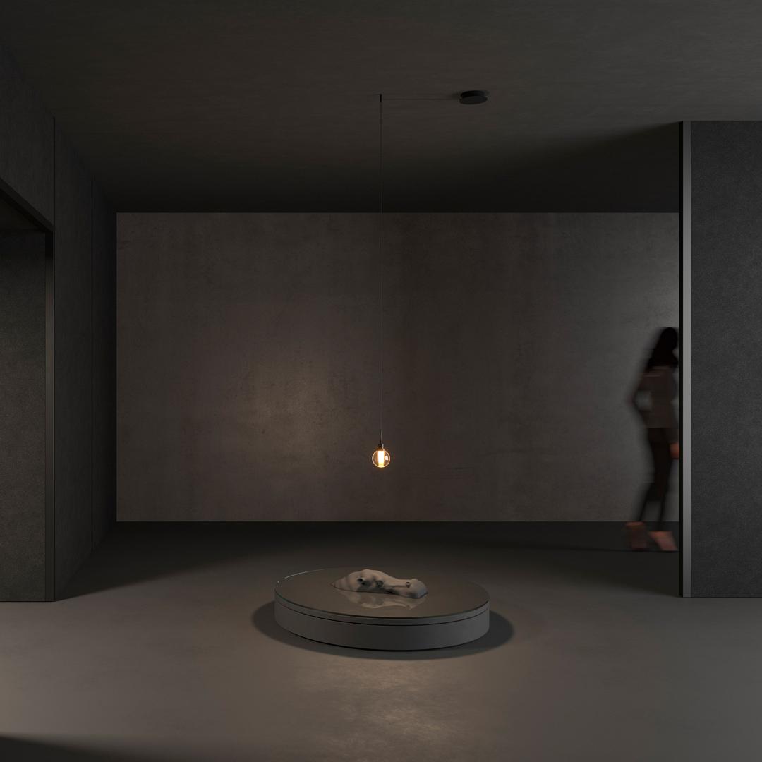 ALASKA BIG LED glass pendant lamp