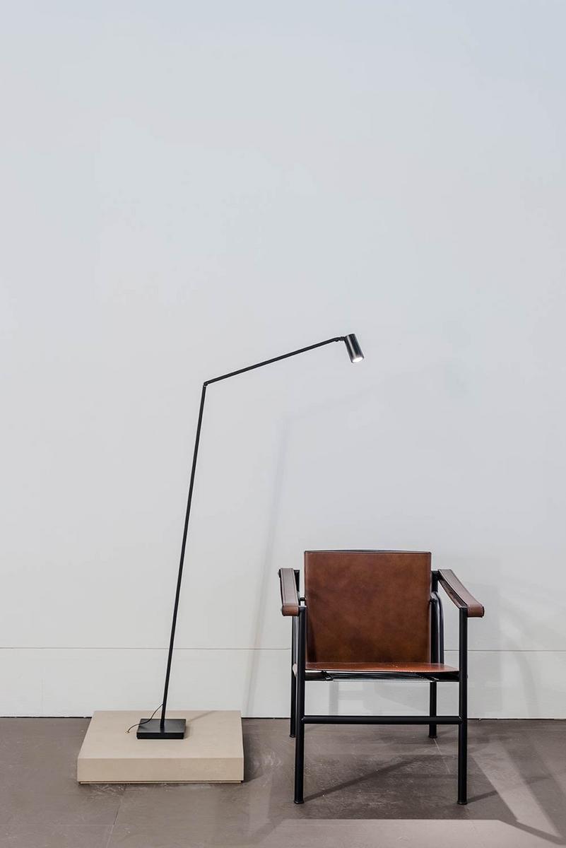 UNTITLED READING SPOT LED adjustable aluminium floor lamp