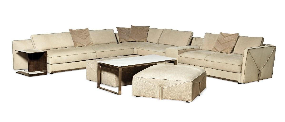 BASTIAN Corner sectional leather sofa
