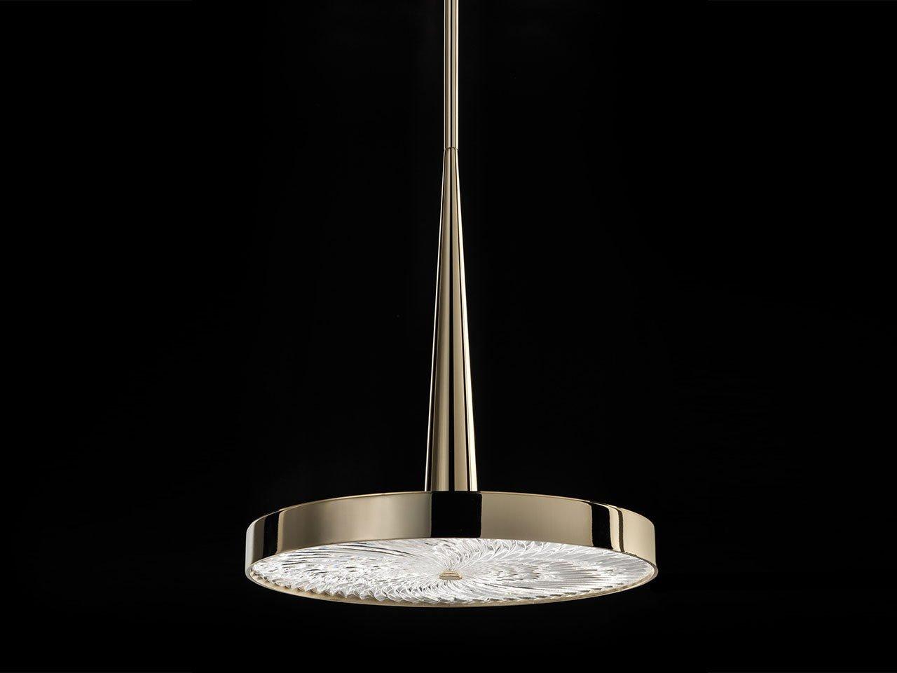 RITMICO LED crystal pendant lamp with dimmer