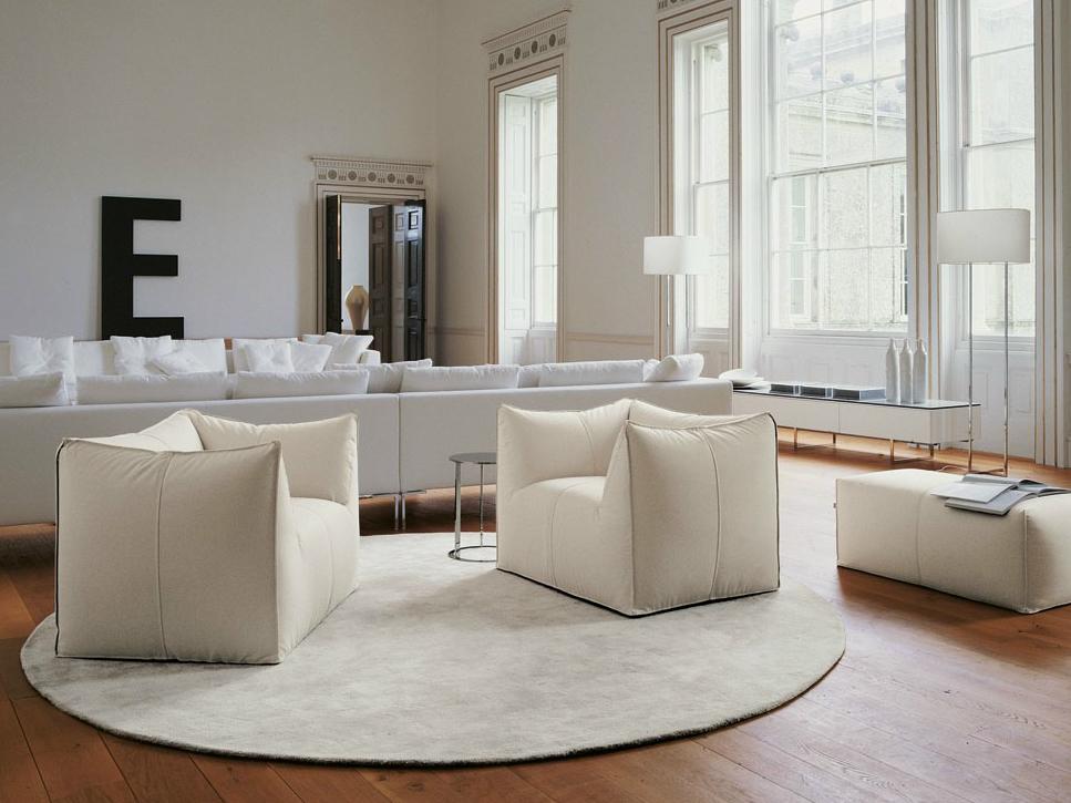 LE BAMBOLE '07 Fabric armchair with armrests