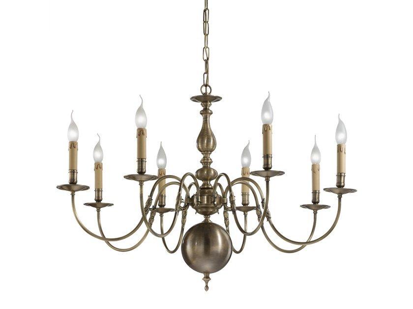 FLEMISH 507/8 Antique bronze chandelier