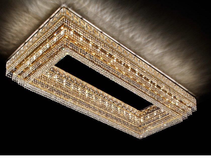 IMPERO & DECO VE 821 Incandescent metal ceiling lamp with crystals IMPERO & DECO VE 821 Incandescent metal ceiling lamp with crystals