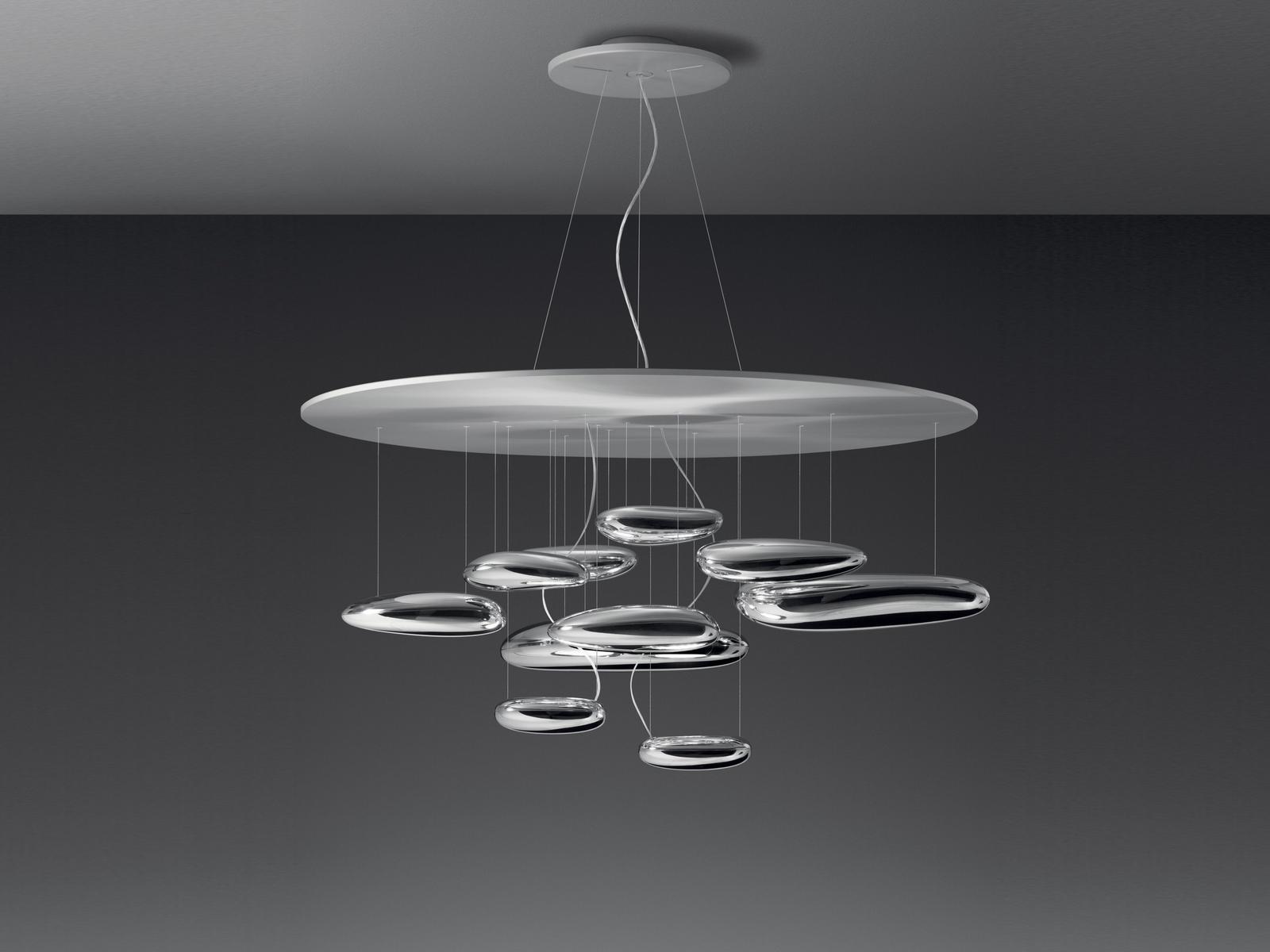MERCURY Indirect light aluminium pendant lamp