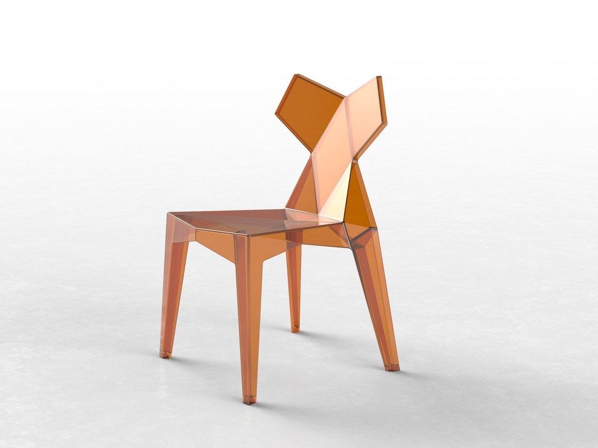 KIMONO Polycarbonate garden chair