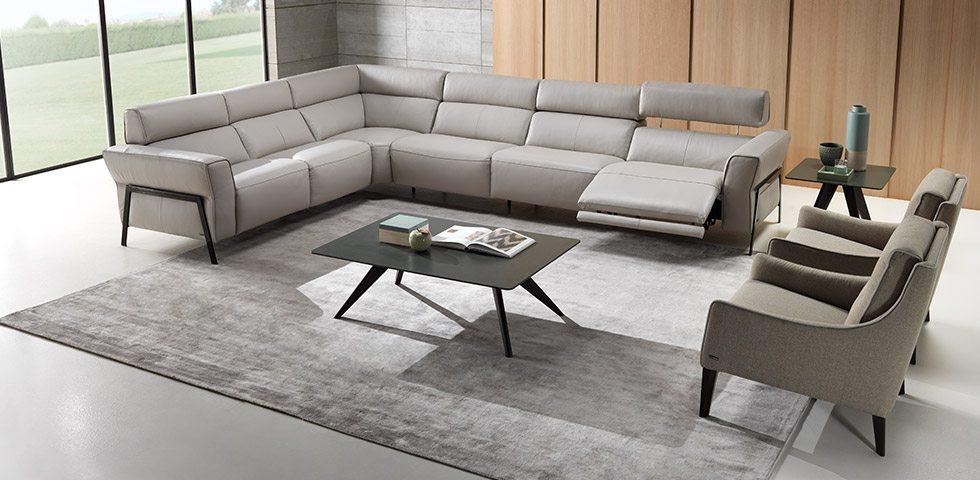 ELEGANZA Corner leather sofa