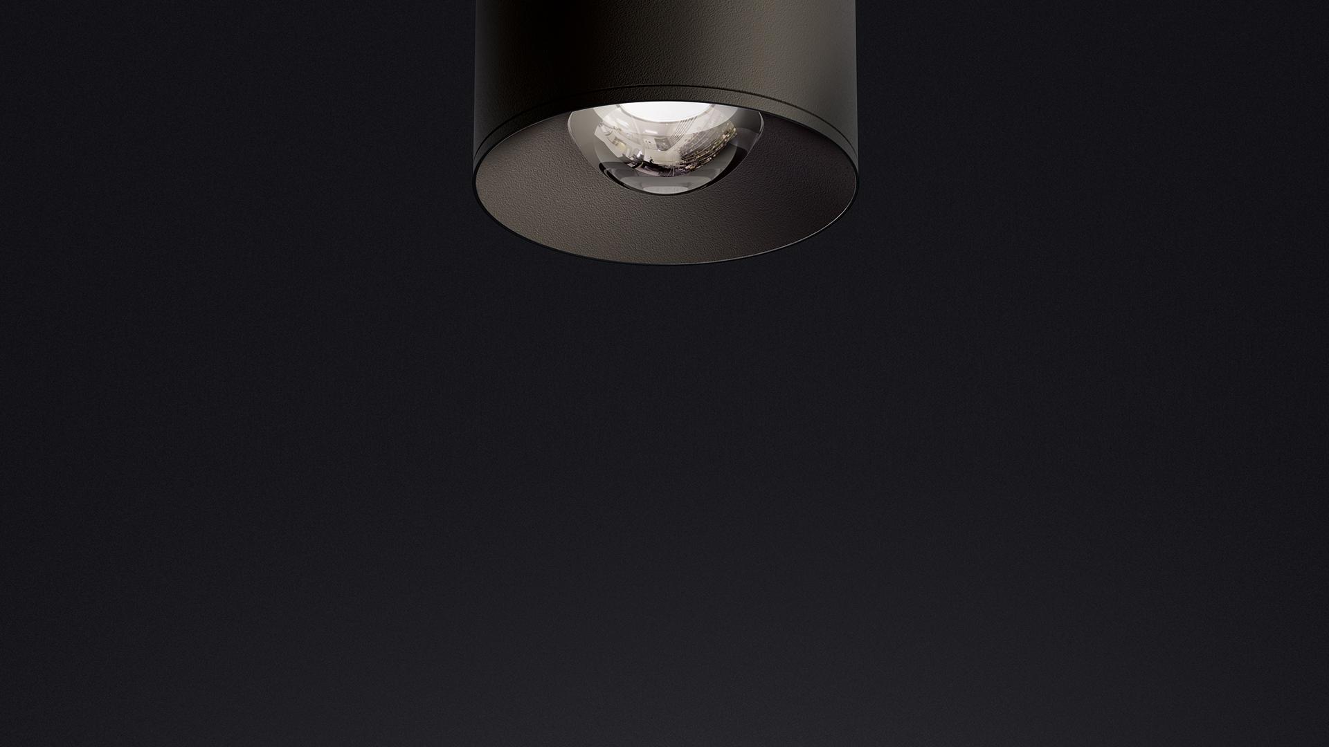 PUCK L LED ceiling aluminium spotlight