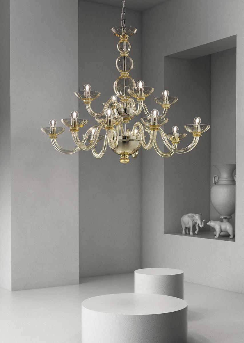 CANDIANO Glass chandelier
