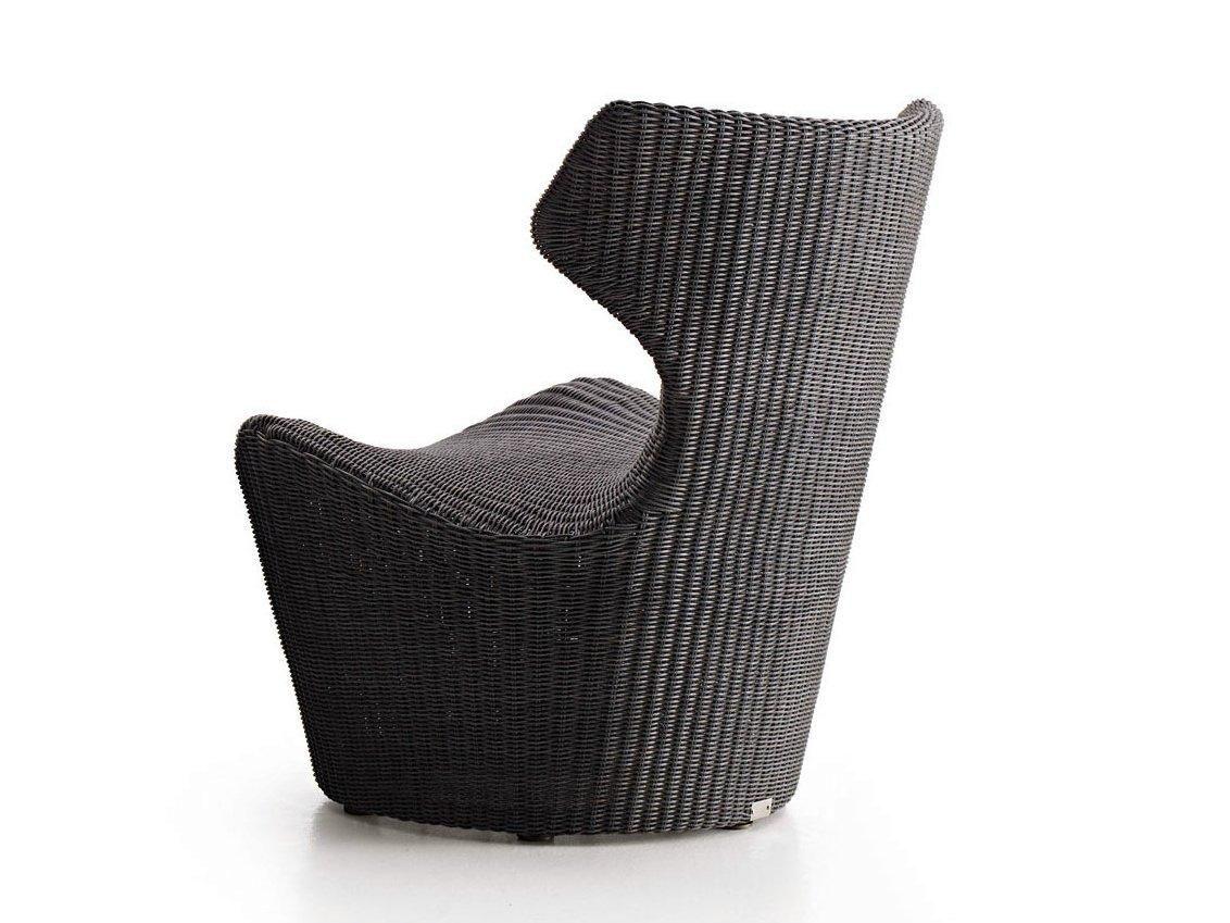 PICCOLA PAPILIO Polyethylene garden armchair