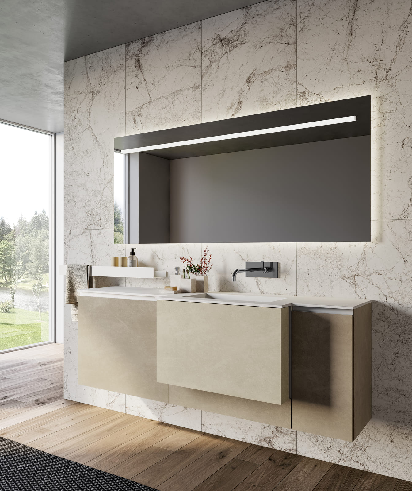 LAPIS Melamine bathroom