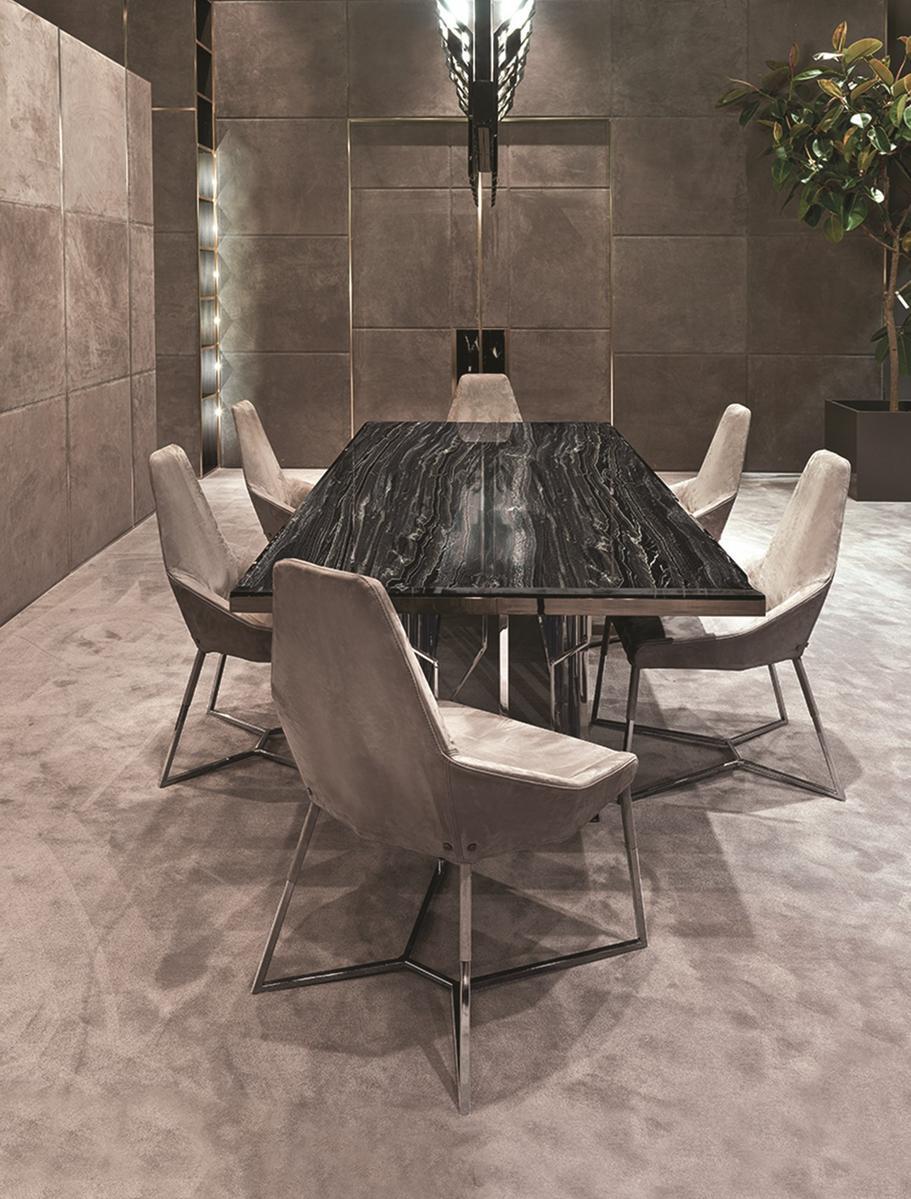 GINZA Rectangular metal table