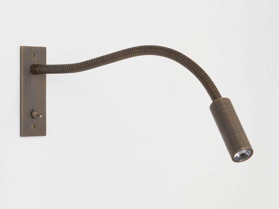 LEO LED adjustable steel reading lamp