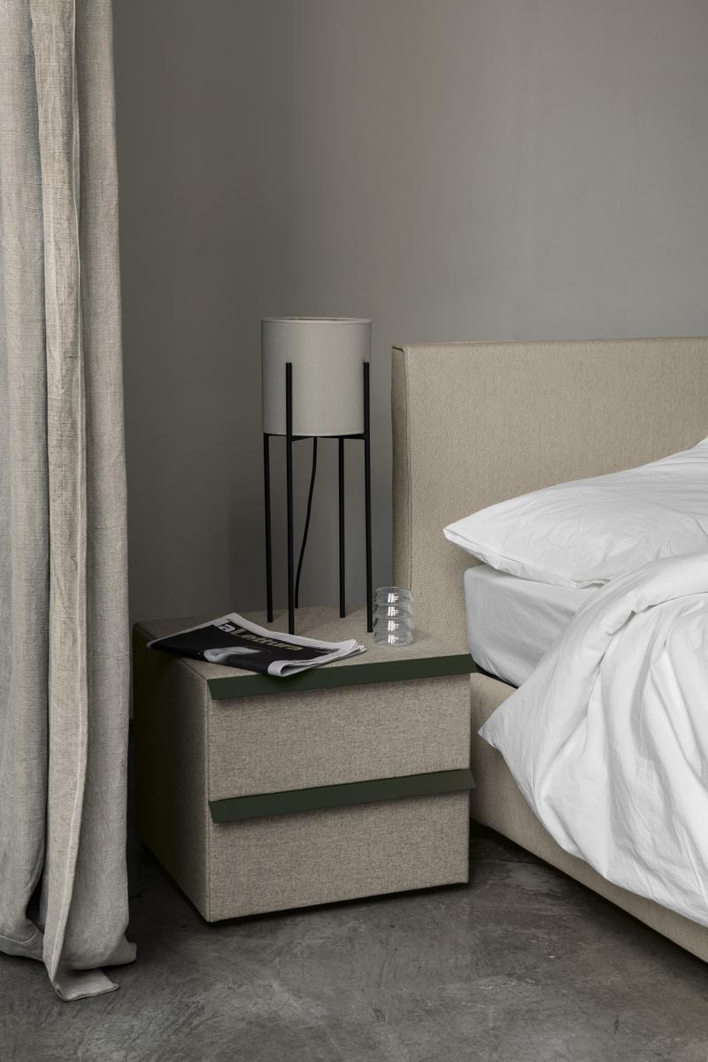 OIKOS Wooden and fabric storage system