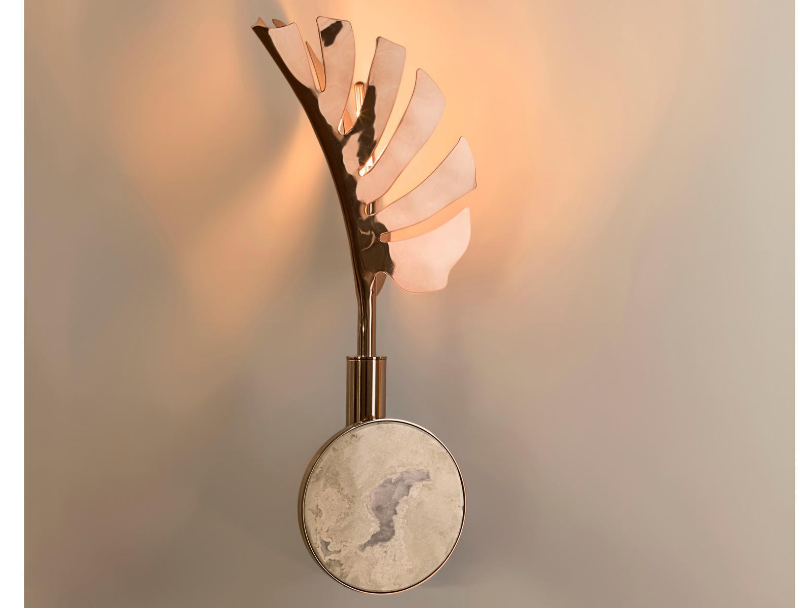 CALLIA LED indirect light stainless steel wall light