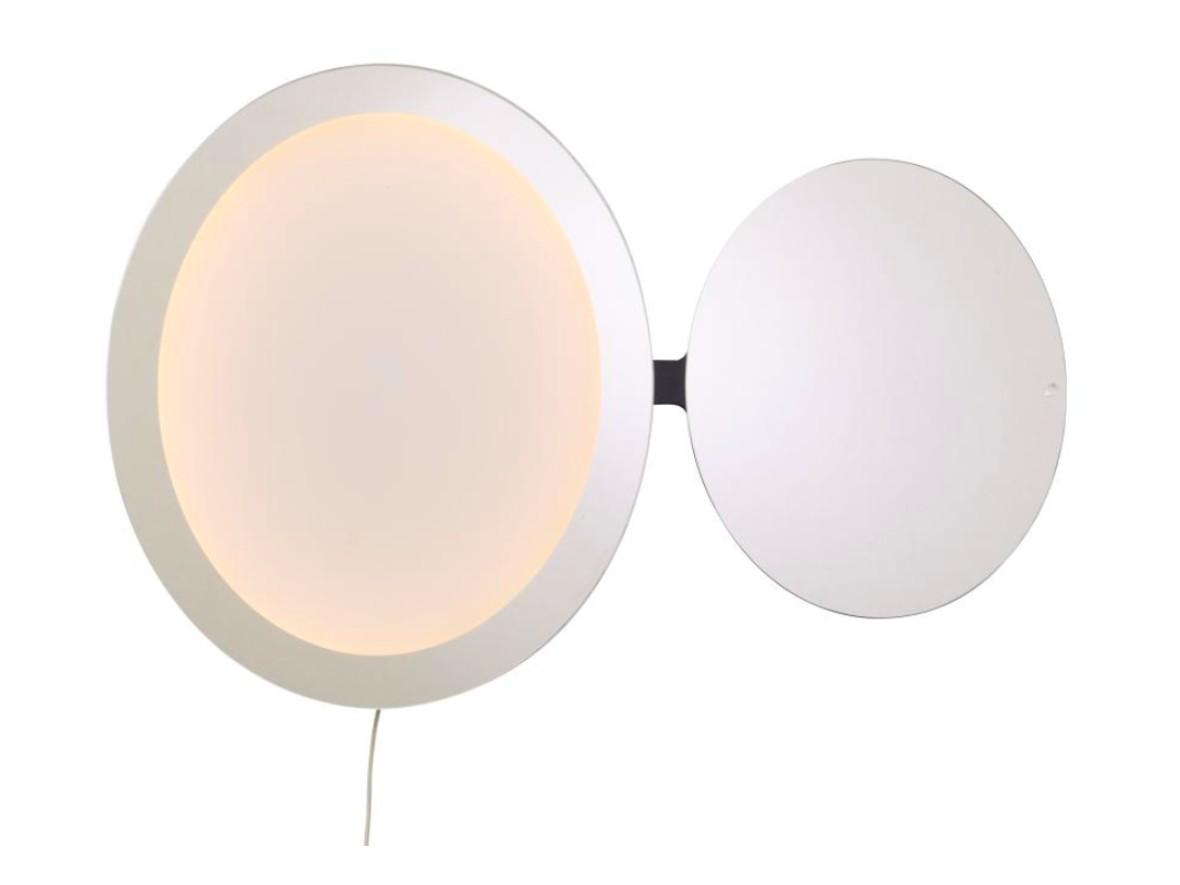 MATHILDE LED glass and steel wall lamp