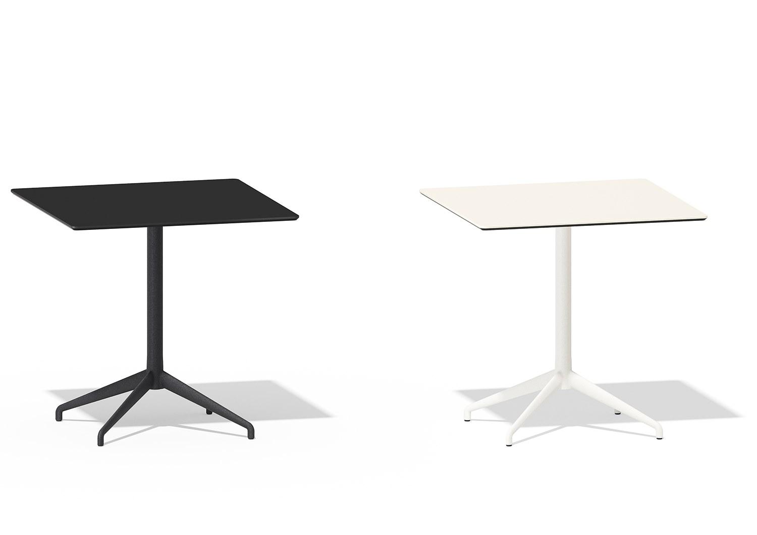 ALIS Square garden table with 4-star base