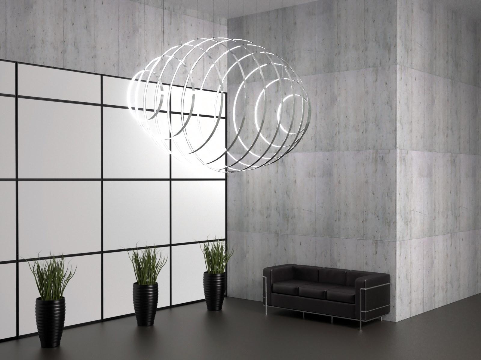 RINGS VERTICALE LED pendant lamp